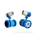 Electromagnetic flowmeter transmitter remote type converter